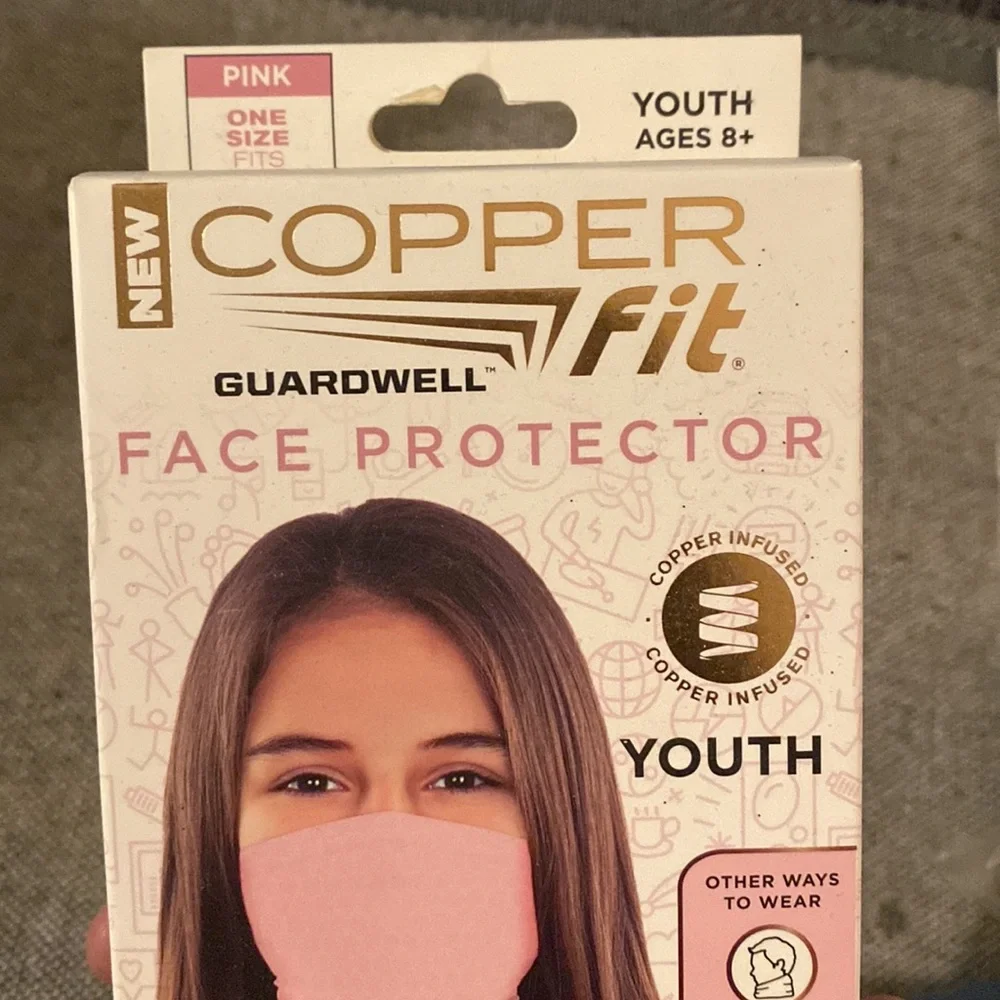 New Copper Fit Guardwell Face Protector For Youth age 8+